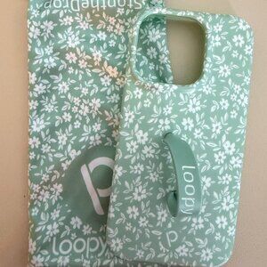 New Loopy Sage Floral Case - iPhone 14 pro